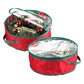 Christmas Wreath Storage Bag Xmas Garland Storage Container Protect Wreath from Dust
