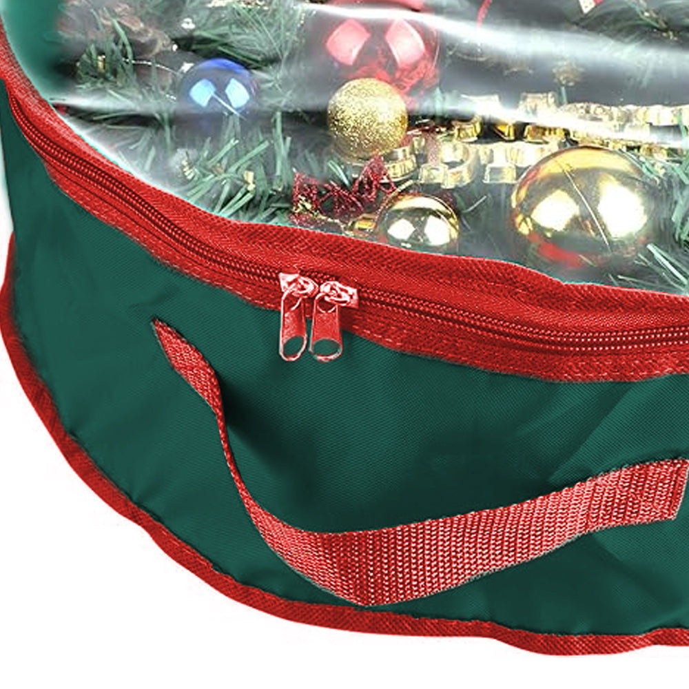 Christmas Wreath Storage Bag Xmas Garland Storage Container Protect Wreath from Dust