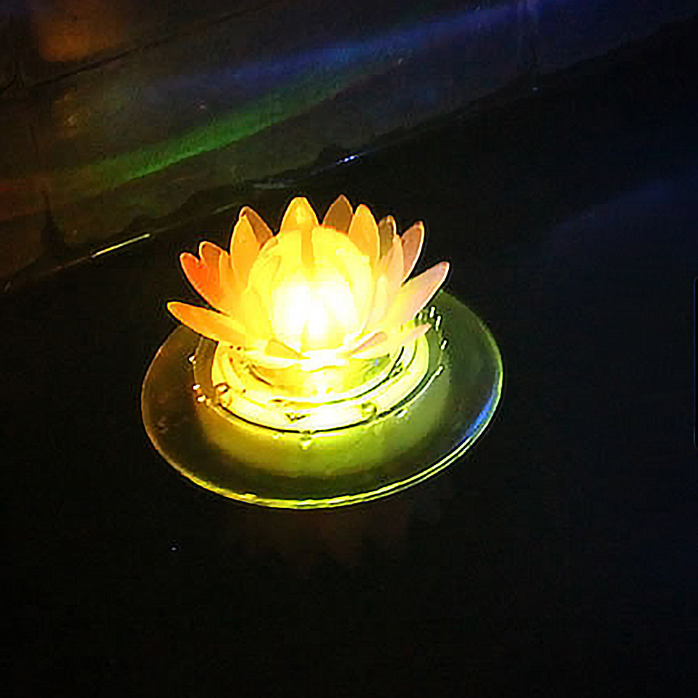 Solar Powered Floating Pool Lights RGB Color Changing Water Resistant LED Floating Pond Light Decoration