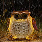 2Pcs Owl Hanging Solar Lanterns Light