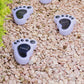 2 Pcs Bear Paw Decorative Solar Outdoor Lights Wall Lights for Garden Lawn Yard