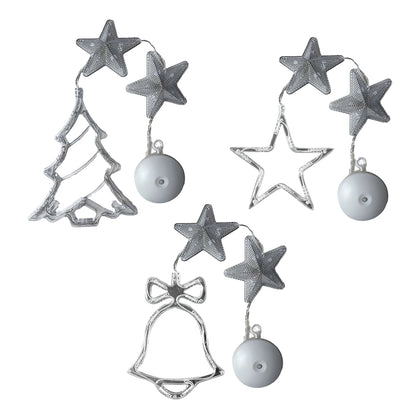Christmas Window Hanging Lights LED Sucker Lamp for Indoor Outdoor Decor