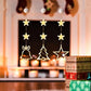 Christmas Window Hanging Lights LED Sucker Lamp for Indoor Outdoor Decor