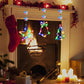 Christmas Window Hanging Lights LED Sucker Lamp for Indoor Outdoor Decor