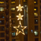 Christmas Window Hanging Lights LED Sucker Lamp for Indoor Outdoor Decor