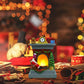 Fireplace Shape Decoration Light Statue Light Bedroom Home Christmas Decoration Night Light