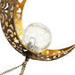Retro Solar Wind Chime Lights-Moon