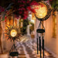 Retro Solar Wind Chime Lights-Moon
