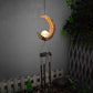 Retro Solar Wind Chime Lights-Moon