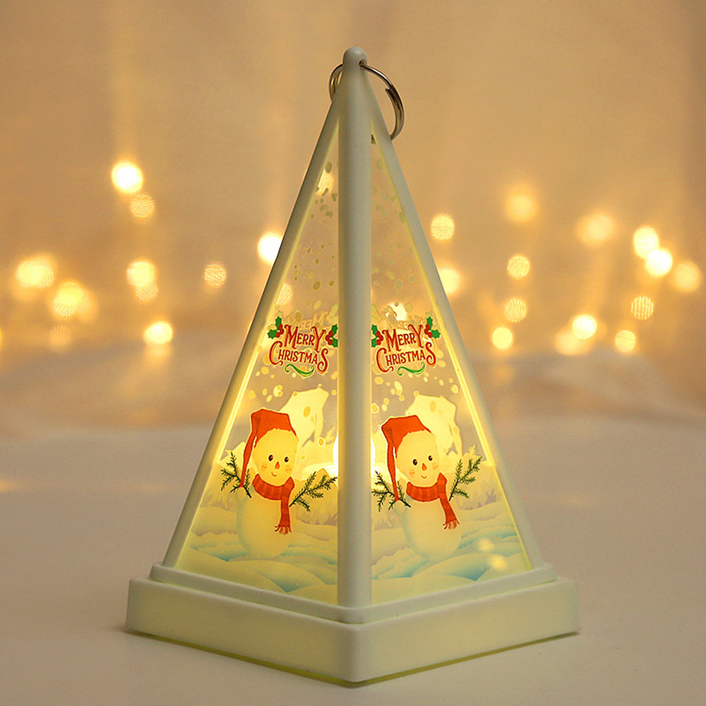 Christmas Decorative Handheld Pendant Night Light-Snowman