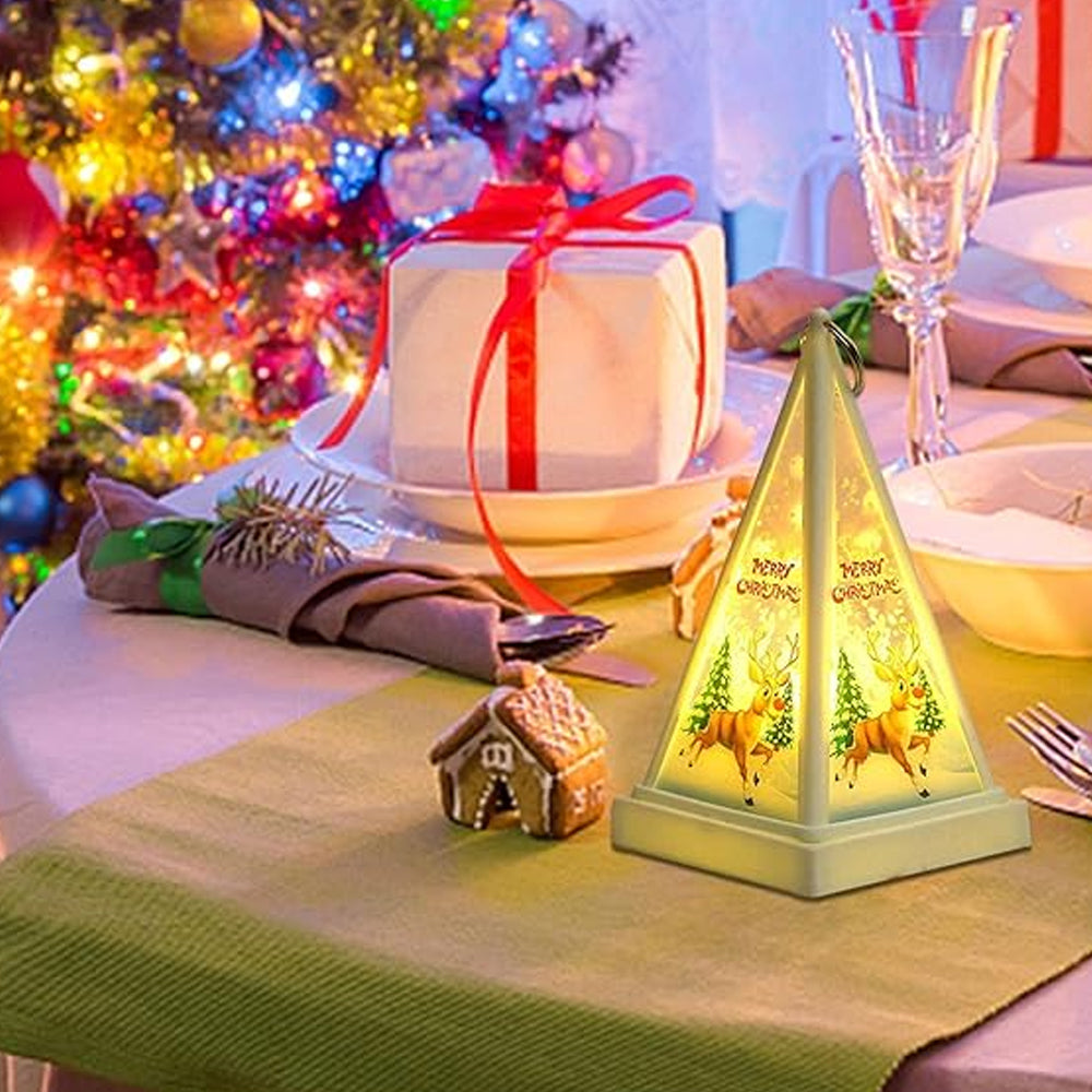 Christmas Decorative Handheld Pendant Night Light-Elk