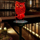 Solar Powered Transparent Acrylic LED Light-Owl