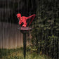 Solar Powered Transparent Acrylic LED Light-Dinosaur