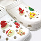 70Pcs Glow in the Dark Christmas Shoe Charms for Croc Bracelet Wristband
