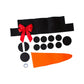 16 Pcs Christmas Snowman Face Stickers Christmas DIY Sticker Set for Wall Door Garage Window Decoration