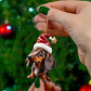 7Pcs Dachshund Dog Christmas Ornaments for Christmas Tree