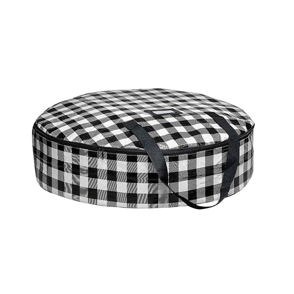 Christmas Wreath Storage Bag with Dual Zippers