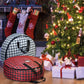 Christmas Wreath Storage Bag with Dual Zippers