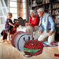 Christmas Wreath Storage Bag with Dual Zippers