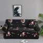 Christmas Stretch Sofa Cover-Black