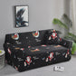 Christmas Stretch Sofa Cover-Black