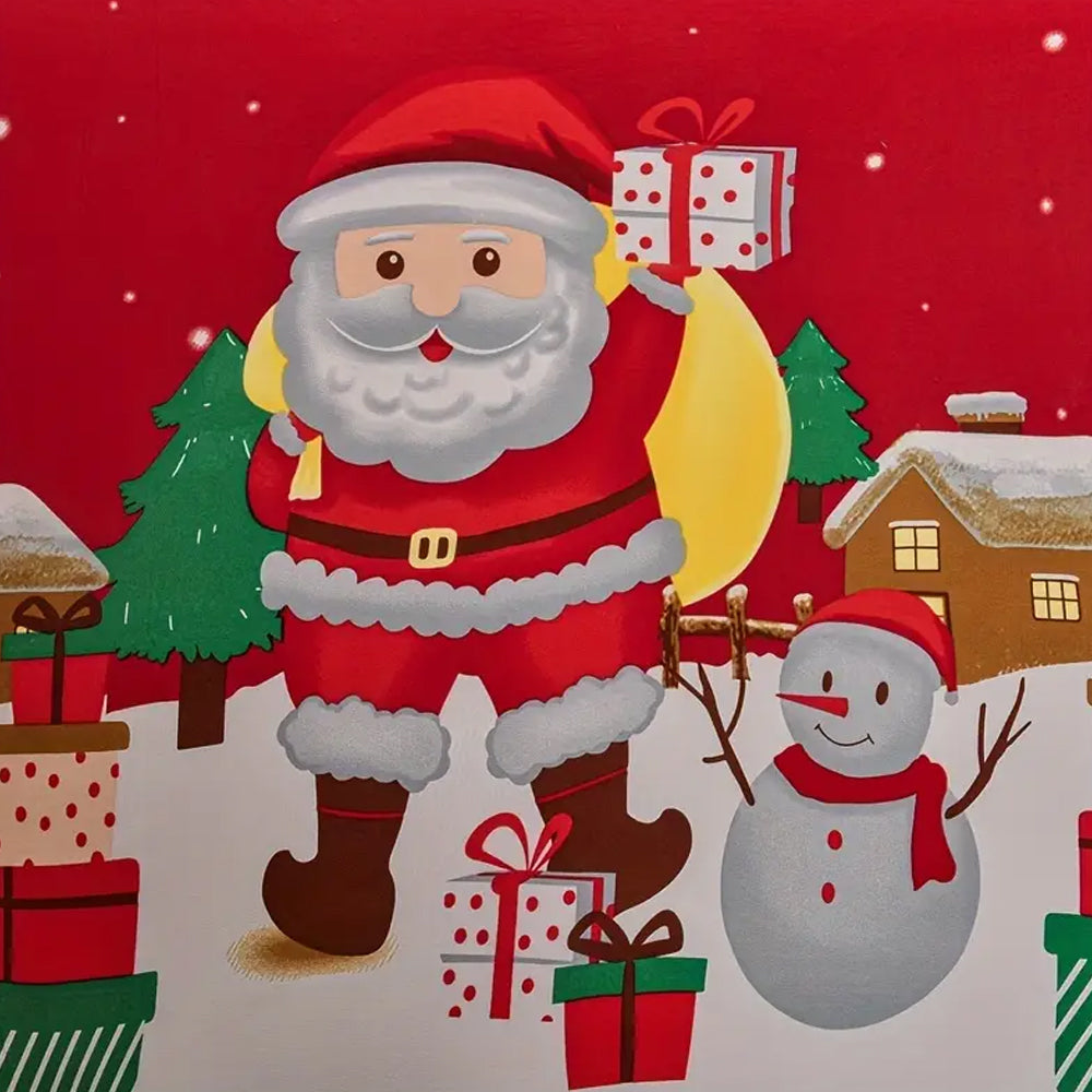 Christmas Stretch Sofa Cover-Snowman