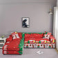 Christmas Stretch Sofa Cover-Snowman