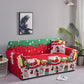 Christmas Stretch Sofa Cover-Snowman