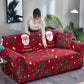 Christmas Stretch Sofa Cover-Santa