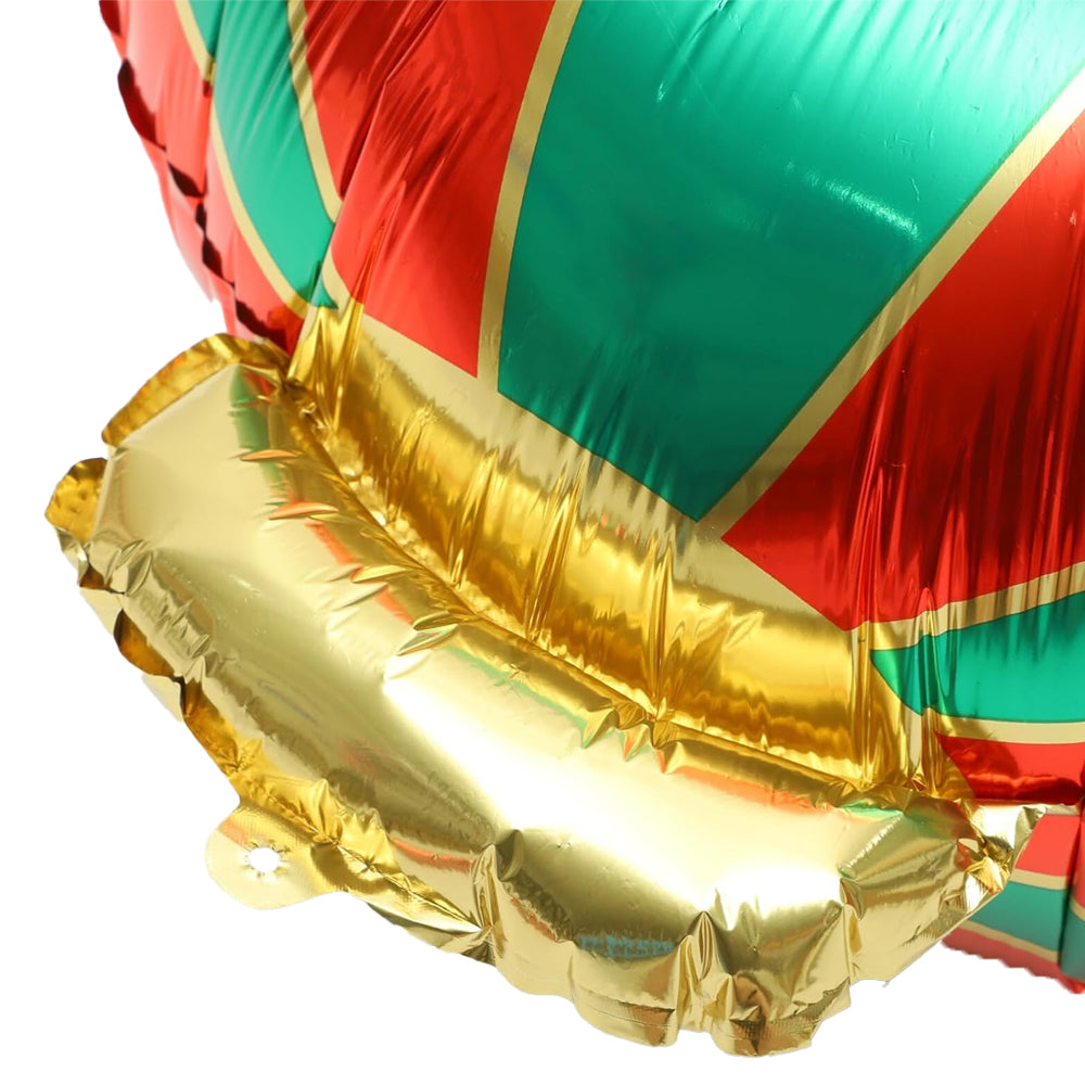 10Pcs Christmas Hanging Balloons Reusable Aluminum Foil Balloon Ornaments Party Decorations Supplies