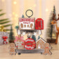 12pcs Wooden Gingerbread Man Christmas Tree Hanging Pendants Cute Christmas Party Ornaments