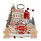 12pcs Wooden Gingerbread Man Christmas Tree Hanging Pendants Cute Christmas Party Ornaments
