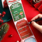 200pcs Christmas Gift Tags Stickers Wrapping Decor