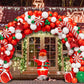 225Pcs Merry Christmas Foil Balloon Party Decorations