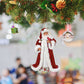 8Pcs Christmas Tree Hanging Ornaments with String