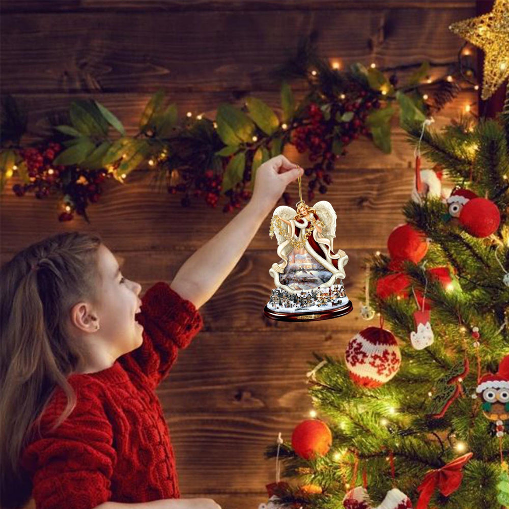 8Pcs Christmas Tree Hanging Ornaments with String