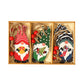 9Pcs Christmas Tree Decorations Gnomes Wooden Pendants Ornaments