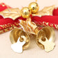 40Pcs Christmas Bows with Bells Christmas Tree Ornament