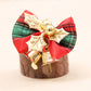 40Pcs Christmas Bows with Bells Christmas Tree Ornament