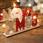 Christmas Wood Decoration Xmas Mantel Decor Table Top Ornaments
