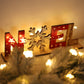 Christmas Wood Decoration Xmas Mantel Decor Table Top Ornaments