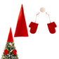 Christmas Supplies Hat Nose Gloves Tree Top Creative Home Decoration