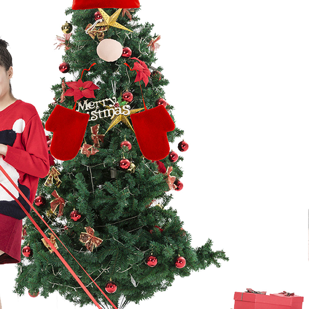 Christmas Supplies Hat Nose Gloves Tree Top Creative Home Decoration