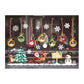 Christmas Santa Elk Snowflake Window Stickers Decal Shop Xmas Party Wall Decor