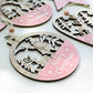 5Pcs Christmas Wooden Hanging Ornament Xmas Tree Pendant Decorations Home Decor