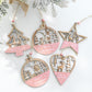 5Pcs Christmas Wooden Hanging Ornament Xmas Tree Pendant Decorations Home Decor