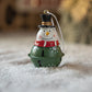 3Pcs Christmas Painted Resin Bell Pendant Creative Decorations Christmas Tree Pendant