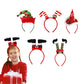 5pc Christmas Headband Head Hoop Party Props Hair Accessories for Women Girls