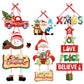 Christmas Door Hanger Welcome Sign for Front Door
