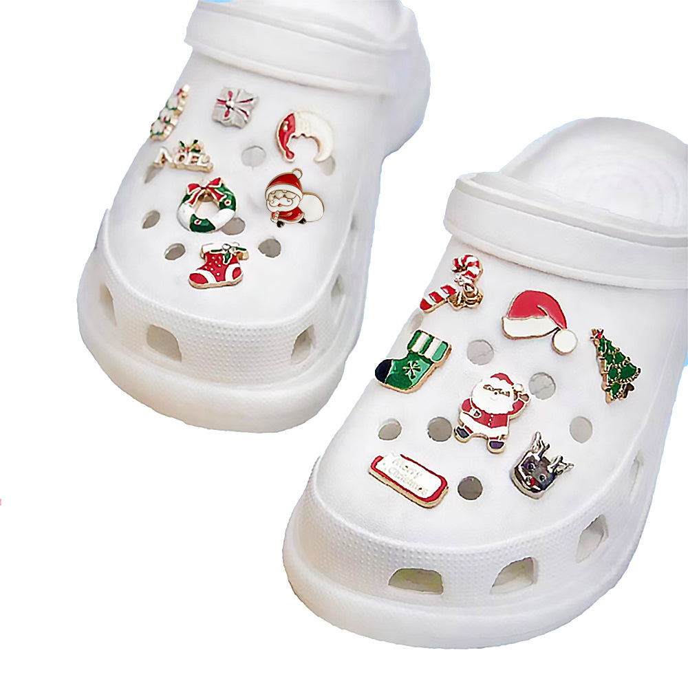 17pcs Christmas Shoes Decoration Shoe Charms for Men Women Adult Party Holiday Gifts